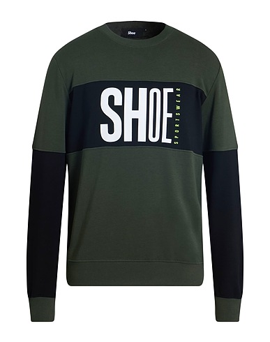 SHOE Толстовка Зелёный милитари 94% Хлопок, 6% Эластан