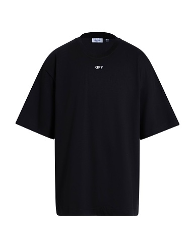 OFF-WHITE™ Basic T-Shirt Black 100% Cotton, Elastane