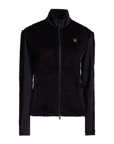 EA7 Sweatshirt Black 100% Polyester, Elastane