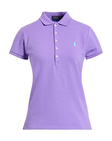 POLO RALPH LAUREN Poloshirt Violett 97% Baumwolle, 3% Elastan