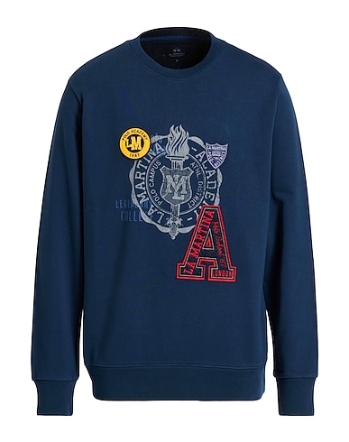 LA MARTINA Φούτερ Σκούρο μπλε της νύχτας 100% Βαμβάκι