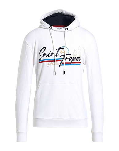 LA MARTINA Hooded sweatshirt White 100% Cotton