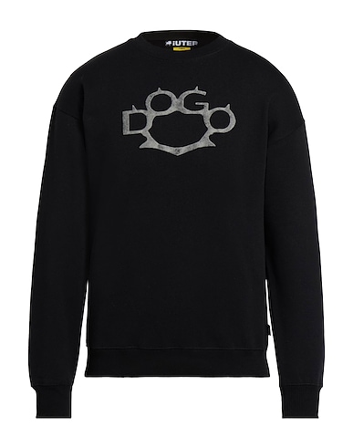 IUTER Sweatshirt Black 100% Cotton