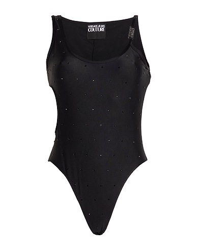 VERSACE JEANS COUTURE TOPWEAR Nero 80% Poliestere, 20% Elastan