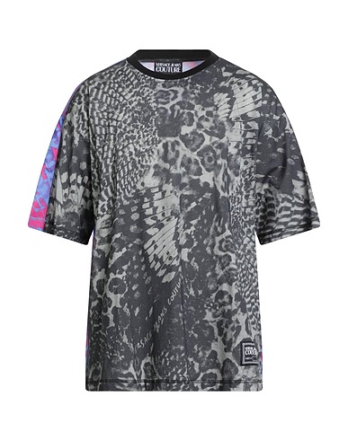 VERSACE JEANS COUTURE T-shirt Charcoal 100% Cotton