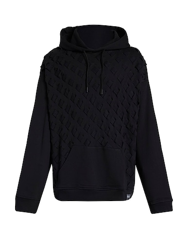 VERSACE JEANS COUTURE Φούτερ Μαύρο 100% Βαμβάκι