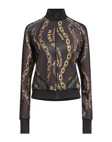 VERSACE JEANS COUTURE Sweatshirt Black 100% Polyester