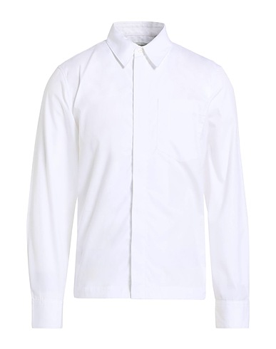 VETEMENTS Einfarbiges Hemd Weiß 100% Baumwolle