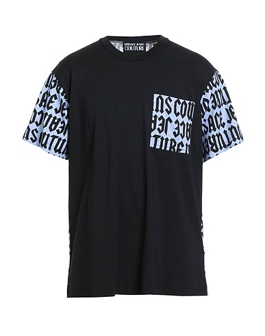 VERSACE JEANS COUTURE T-shirt Black 100% Cotton