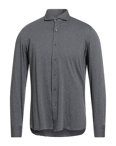 LUIGI BORRELLI NAPOLI Chemise de couleur unie 100% Coton