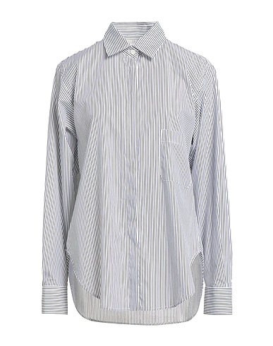 19.70 NINETEEN SEVENTY Gestreiftes Hemd Schwarz 100% Baumwolle, Perlmutt