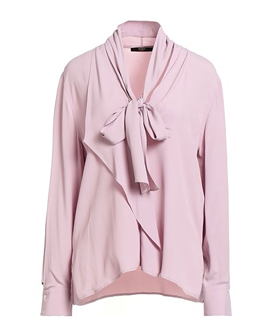 SEVENTY VENEZIA Top Lilac 65% Acetate, 35% Silk, Mother-of-pearl