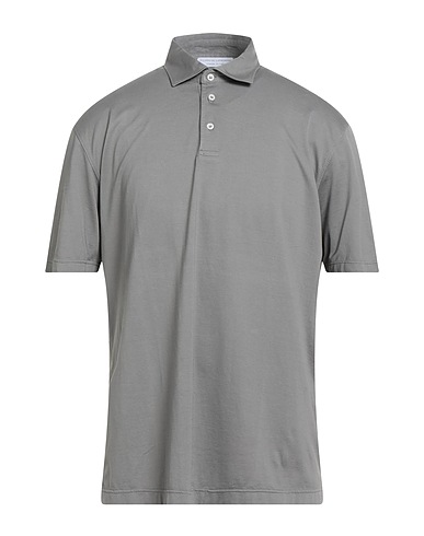 FILIPPO DE LAURENTIIS Polo shirt Grey 100% Cotton