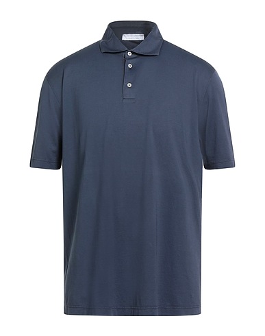 FILIPPO DE LAURENTIIS Polo shirt Navy 100% Cotton
