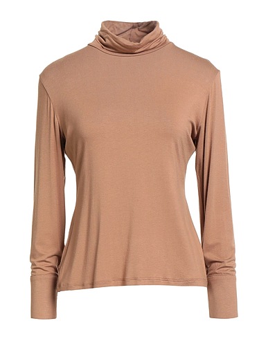 MILVA MI T-shirt Camel 98% Viscose, 2% Elastane