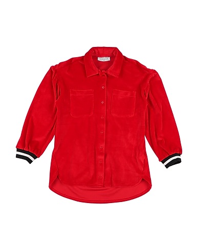 GAëLLE Paris Patterned shirts & blouses Red 92% Polyester, 8% Elastane