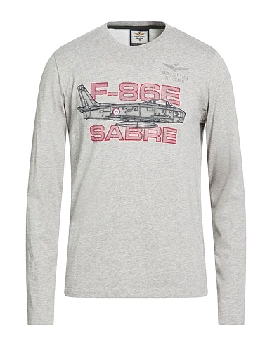 AERONAUTICA MILITARE T-shirt Gris clair 100% Coton