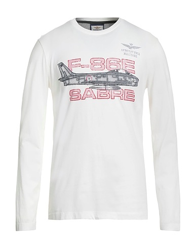 AERONAUTICA MILITARE T-shirt White 100% Cotton