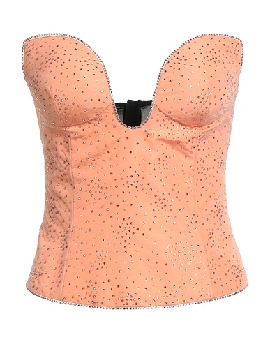 GIORGIO ARMANI Bustier Salmon pink 100% Polyamide, Elastane, Glass