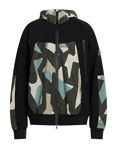 PAUL & SHARK Hoodie Schwarz 100% Baumwolle, Nylon