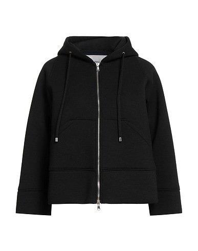 MERCI ITALIA Hooded track jacket 61% Polyester, 27% Viscose, 9% Metal, 3% Elastane