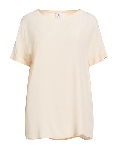 1-ONE Top Beige 69% Acetate, 31% Silk