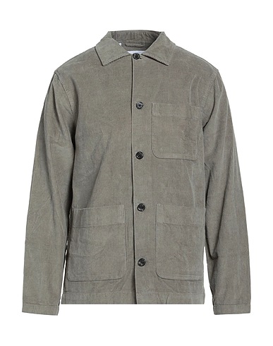 SELECTED HOMME Solid colour shirt Military green 70% Cotton, 30% Recycled cotton