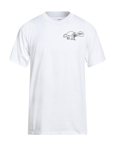 OBEY T-shirt White 100% Cotton