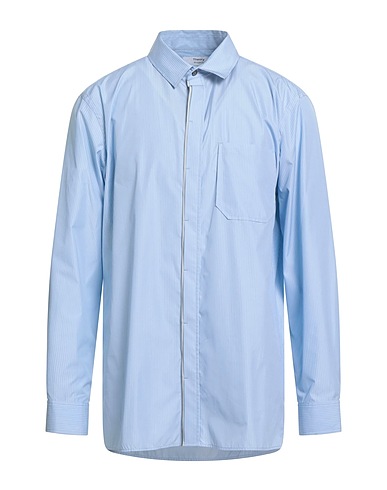 THEORY PROJECT Striped shirt BY LUCAS OSSENDRIJVER Light blue 75% Cotton, 25% Polyester