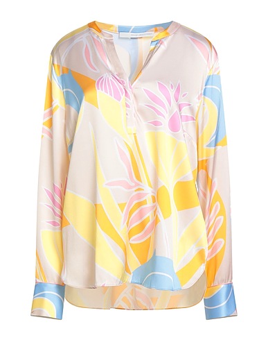 HERZENSANGELEGENHEIT Top Beige 95% Silk, 5% Elastane