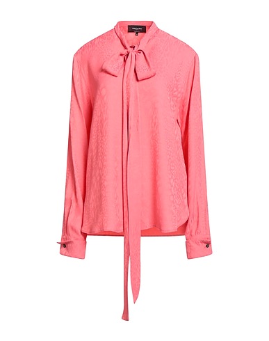 ROCHAS Solid colour shirts & blouses Coral 100% Viscose