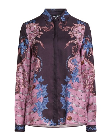 VERSACE JEANS COUTURE Patterned shirts & blouses Plum 100% Viscose