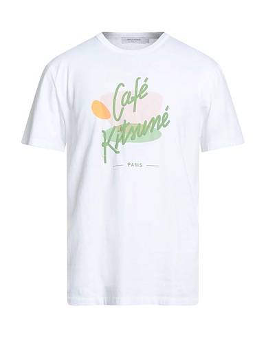 MAISON KITSUNÉ T-shirt CAFÉ KITSUNÉ
 White 100% Cotton