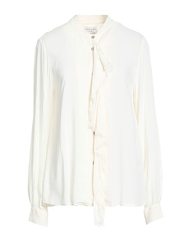 ALESSIA SANTI Solid colour shirts & blouses Ivory 100% Viscose