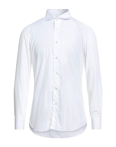 FRAY Solid color shirt White 100% Cotton