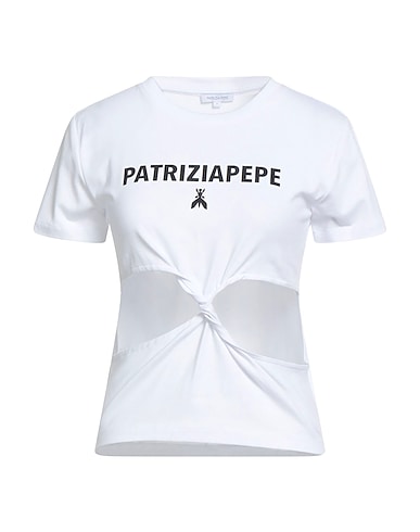 PATRIZIA PEPE T-shirt White 95% Cotton, 5% Elastane
