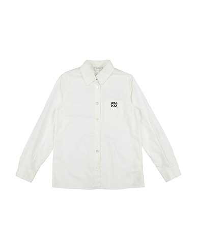 PINKO UP Solid colour shirts & blouses White 100% Cotton