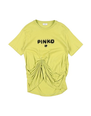 PINKO UP T-shirt Verde lime 100% Cotone