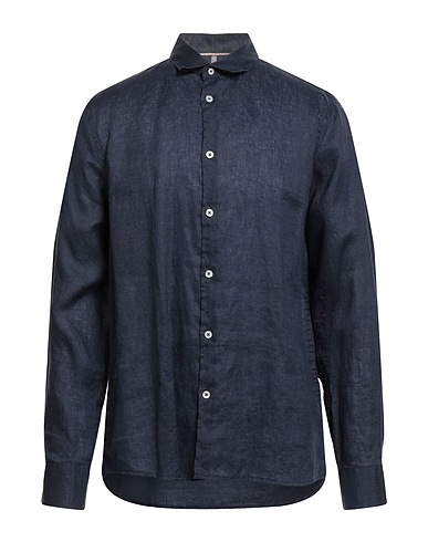 SEINSE Camicia in lino Blu navy 100% Lino