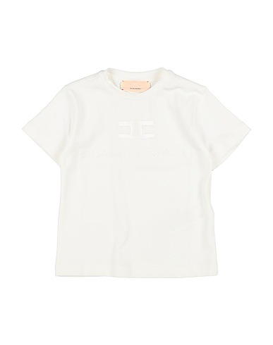 ELISABETTA FRANCHI T-shirt LA MIA BAMBINA White 94% Cotton, 6% Elastane