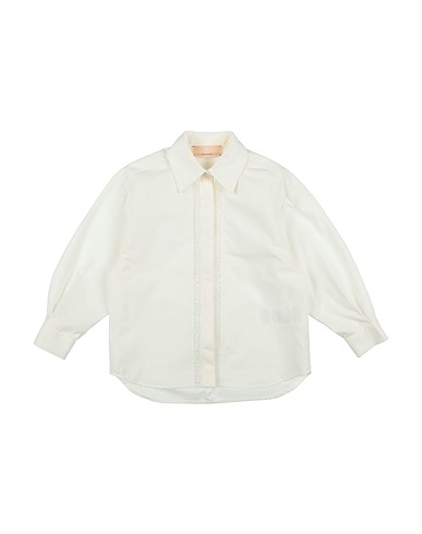 ELISABETTA FRANCHI Patterned shirts & blouses LA MIA BAMBINA White 100% Cotton