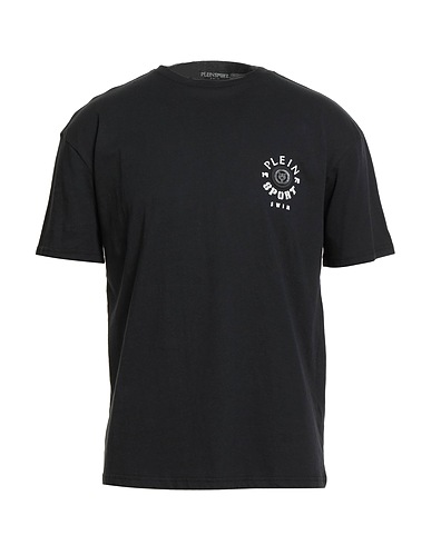 PLEIN SPORT T-shirt SWIM Black 100% Cotton