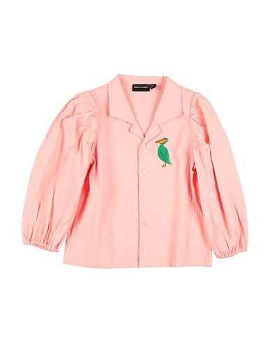 MINI RODINI Patterned shirts & blouses Pink 100% Organic cotton