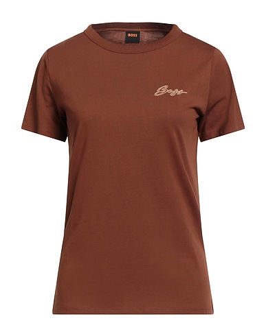 BOSS Basic T-Shirt Brown 100% Cotton
