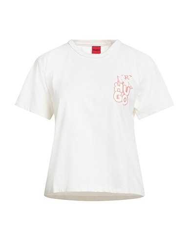 HUGO Ｔシャツ オフホワイト コットン 100%