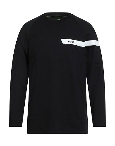 BOSS T-shirt Black 95% Cotton, 5% Elastane