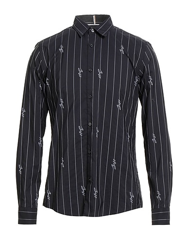 BOSS Striped shirt Black 100% Cotton