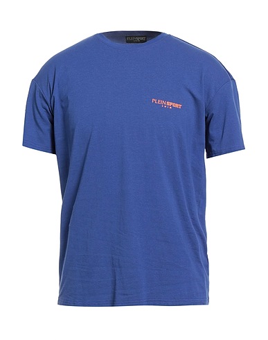 PLEIN SPORT T-shirt SWIM Blue 95% Cotton, 5% Elastane