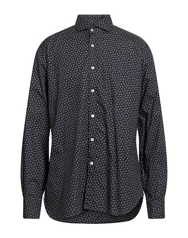 DANDYLIFE by BARBA Napoli Patterned shirt DANDY LIFE Midnight blue 100% Cotton