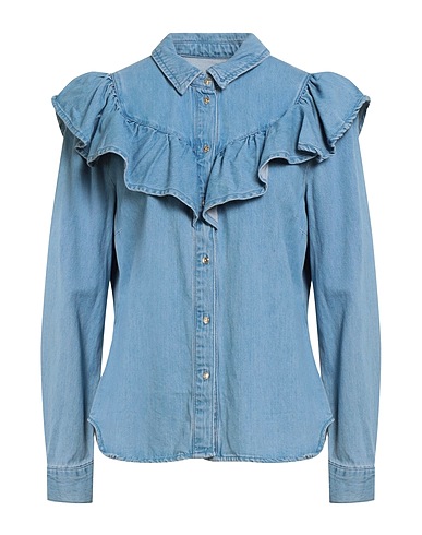 ONLY Denim shirt BLUE DENIM Blue 100% Cotton